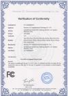 FCC Certificate