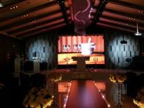 Korea P6 indoor fixed led display for wedding