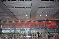 Jiangxi Yichun railway station Magnetic led display